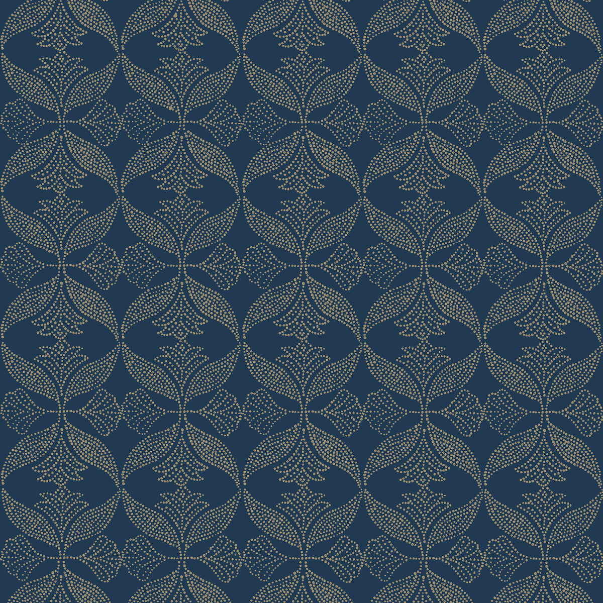 Veer Decor Ornament Navy Wallpaper 8421-ANT-AD3