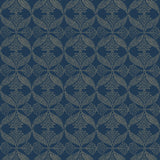 Veer Decor Ornament Navy Wallpaper 8421-ANT-AD3