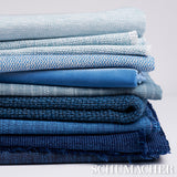Schumacher Sasha Indoor/Outdoor Navy Fabric - Eade's Wallpaper