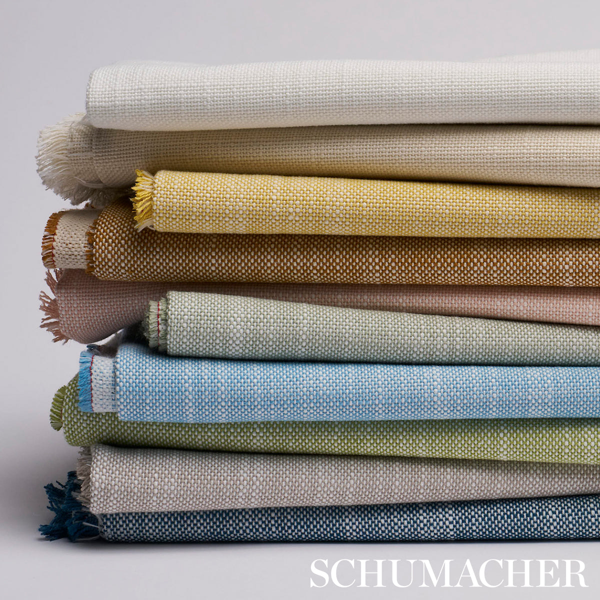 Schumacher Sasha Indoor/Outdoor Mineral Fabric - Eade's Wallpaper