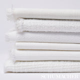Schumacher Sasha Indoor/Outdoor White Fabric - Eade's Wallpaper