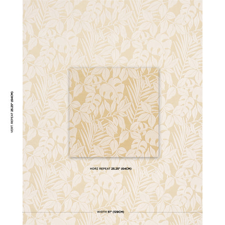 Schumacher Miramar Indoor/Outdoor Velvet White Sand Fabric - Eade's Wallpaper