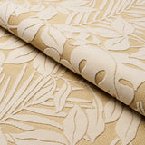 Schumacher Miramar Indoor/Outdoor Velvet White Sand Fabric - Eade's Wallpaper