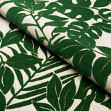 Schumacher Miramar Indoor/Outdoor Velvet Tropical Fabric - Eade's Wallpaper