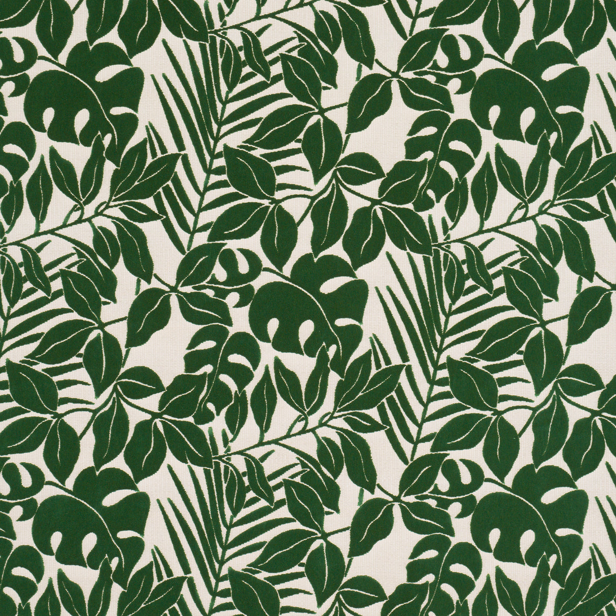 Schumacher Miramar Indoor/Outdoor Velvet Tropical Fabric - Eade's Wallpaper