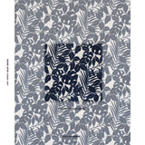 Schumacher Miramar Indoor/Outdoor Velvet Navy Fabric - Eade's Wallpaper