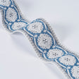 Schumacher 84330 MAXIMILIAN TAPE in BLUE Trim - RITA KONIG