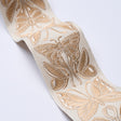 Schumacher 84381 METAMORPHOSIS TAPE in IVORY & GOLD Trim - C