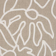 Schumacher 84410 LOLA EMBROIDERY in FLAX Fabric - MESA
