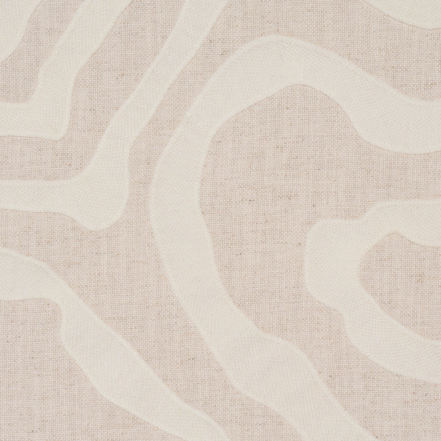 Schumacher 84431 DEFEO EMBROIDERY in BONE Fabric - MESA