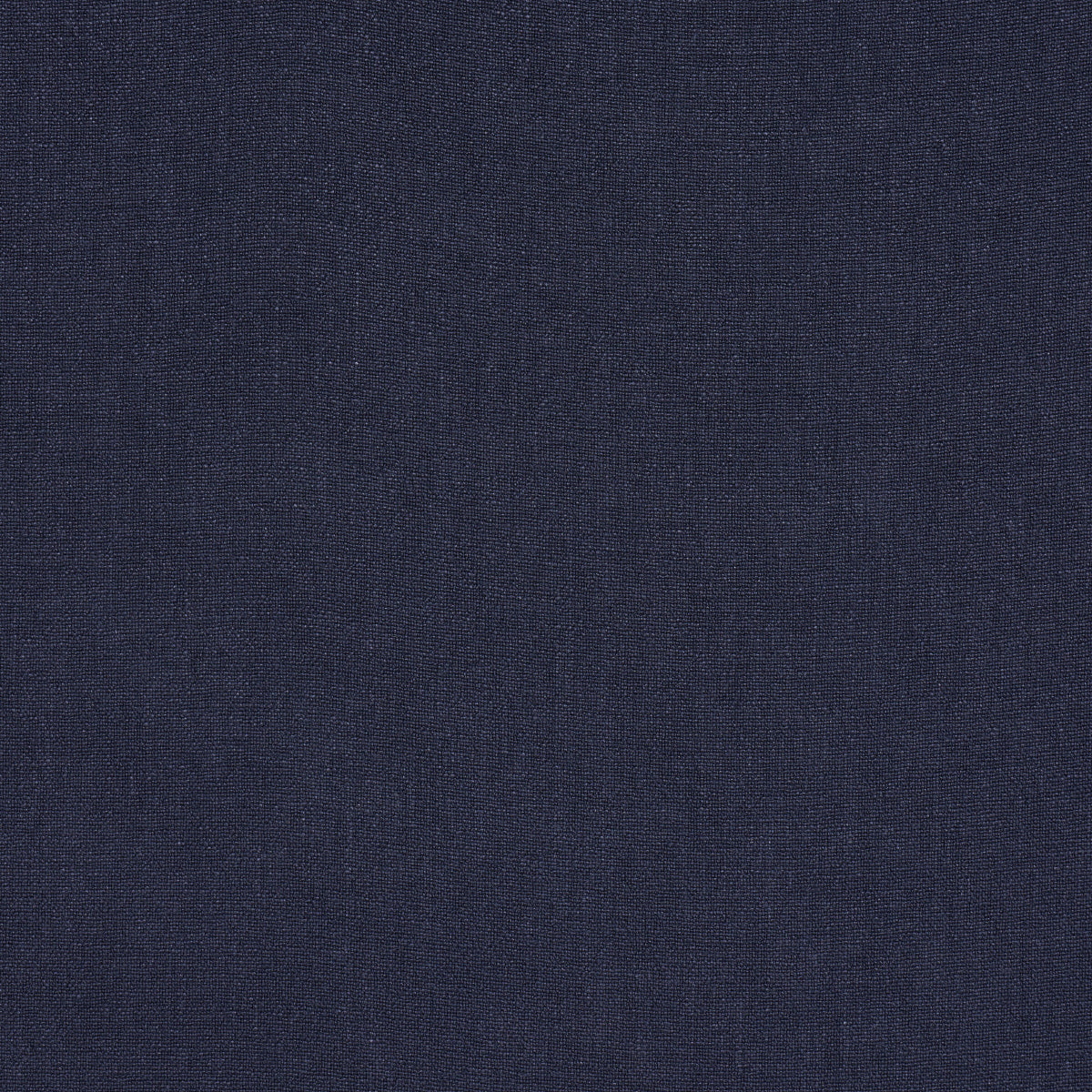 Schumacher Lars Rustic Linen Navy Fabric - Eade's Wallpaper