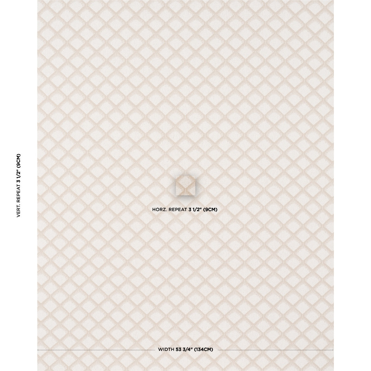 Schumacher Maize Ivory Fabric - Eade's Wallpaper
