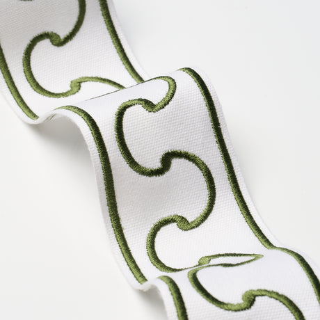 Schumacher 84561 GRENELLE in GREEN Trim - PALOMA CONTRERAS T