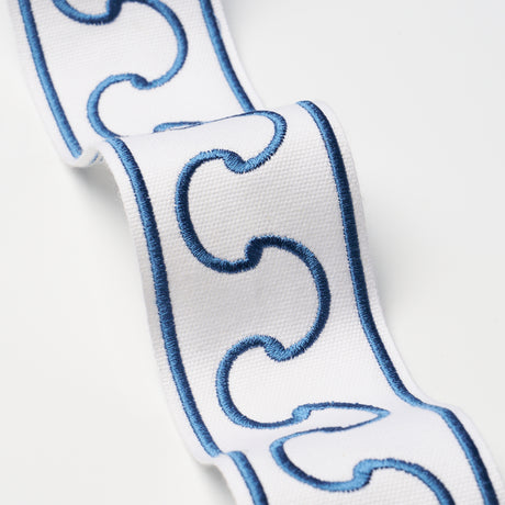Schumacher 84562 GRENELLE in MARINE Trim - PALOMA CONTRERAS 