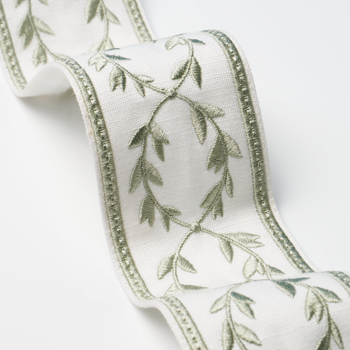 Schumacher 84572 MAISON VINE in CELADON Trim - PALOMA CONTRE