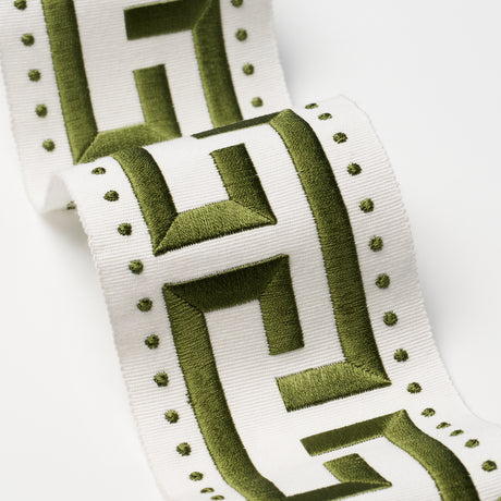 Schumacher 84582 MARGO FRET in GREEN Trim - PALOMA CONTRERAS