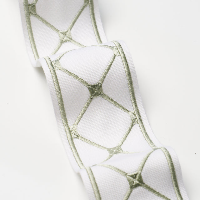 Schumacher 84601 PARISIAN BAMBOO in CELADON Trim - PALOMA CO