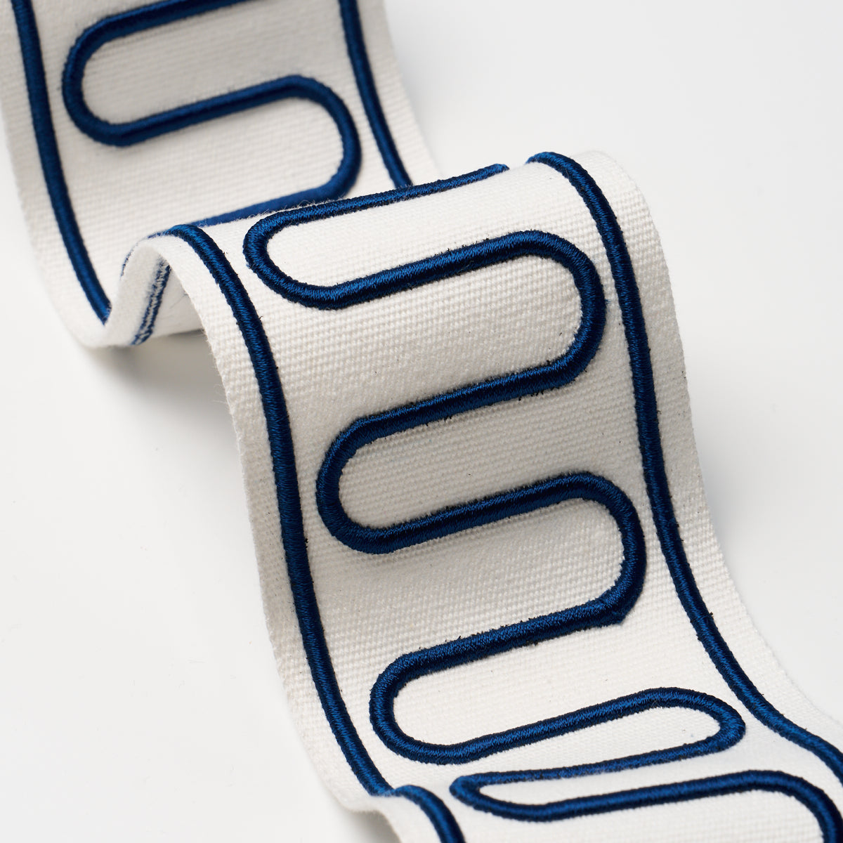 Schumacher 84620 ROYERE SCROLL in MARINE Trim - PALOMA CONTR