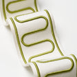 Schumacher 84622 ROYERE SCROLL in GREEN Trim - PALOMA CONTRE