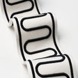 Schumacher 84624 ROYERE SCROLL in BLACK Trim - PALOMA CONTRE