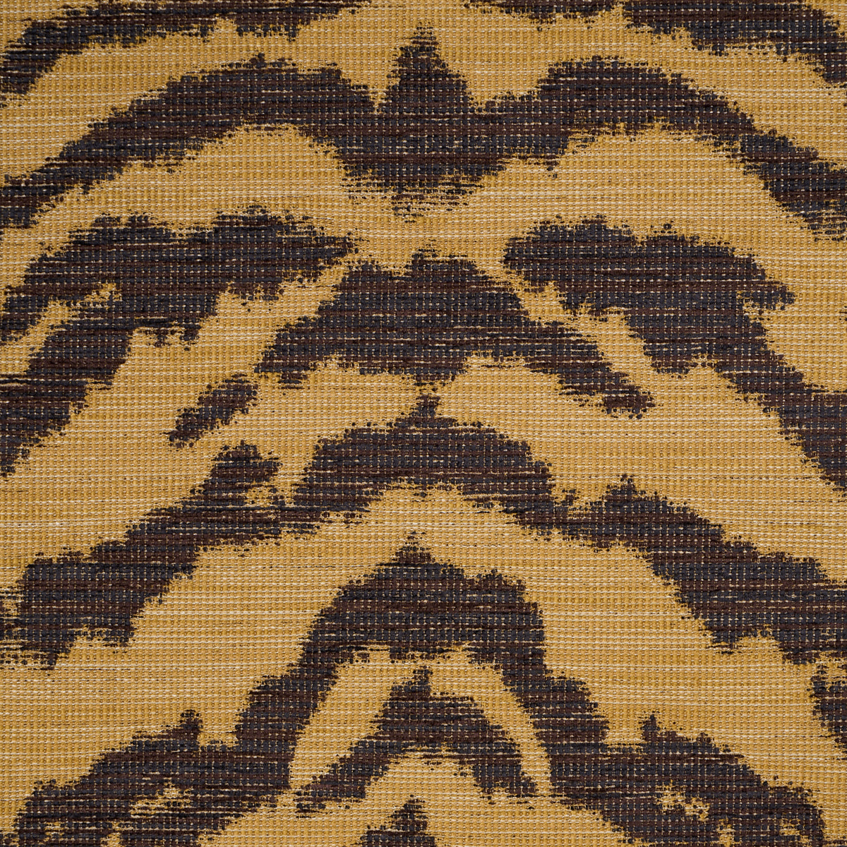 Schumacher 84650 SHIVALIK HILLS TIGER in GOLD Fabric - ORPHE