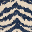 Schumacher 84651 SHIVALIK HILLS TIGER in INDIGO Fabric - ORP
