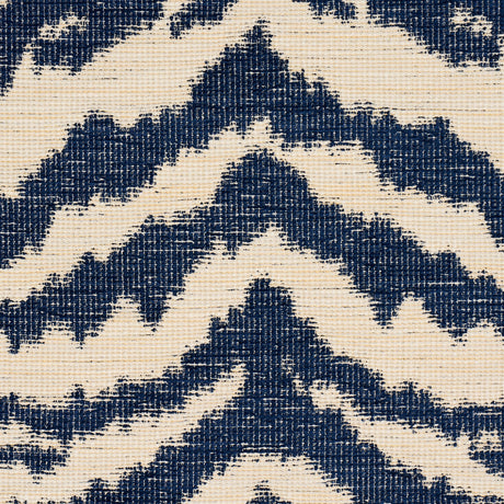 Schumacher 84651 SHIVALIK HILLS TIGER in INDIGO Fabric - ORP