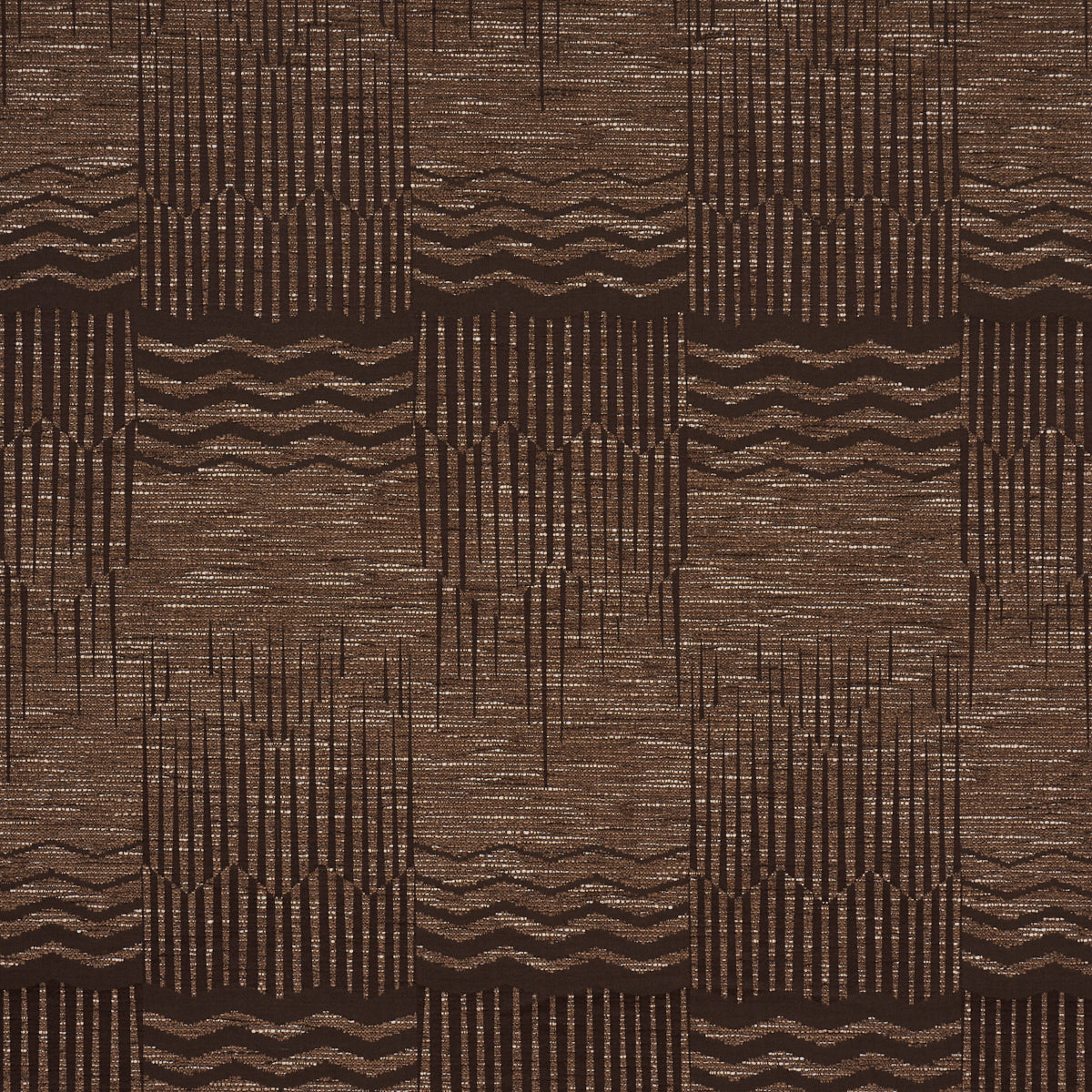 Schumacher 84660 EL DORADO in BRONZE Fabric - RHYTHM IN MOTI