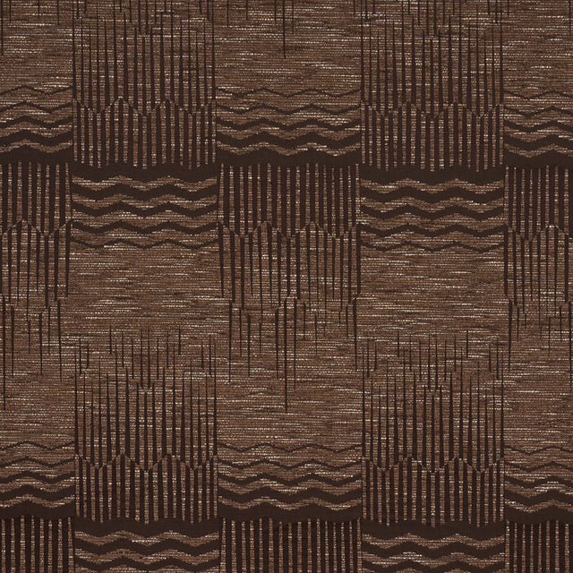 Schumacher 84660 EL DORADO in BRONZE Fabric - RHYTHM IN MOTI