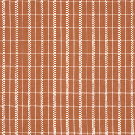 Schumacher 84680 BOYD CHECK in SPICE Fabric - ASHBURY