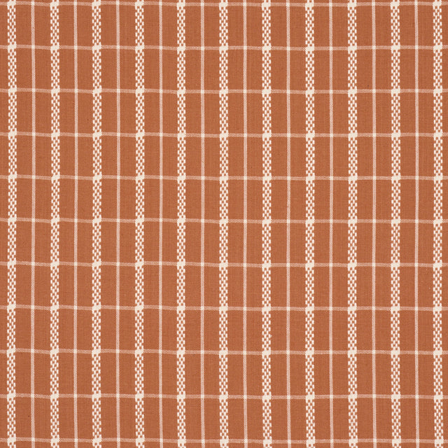 Schumacher 84680 BOYD CHECK in SPICE Fabric - ASHBURY