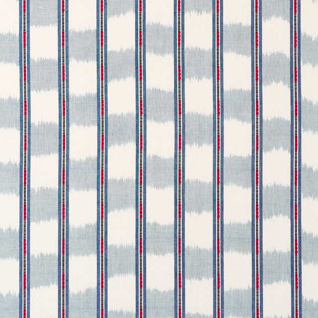 Schumacher 84712 FAYE IKAT in CHAMBRAY Fabric - ASHBURY