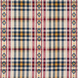 Schumacher 84730 HUTTON HAND WOVEN CHECK in ROUGE & NAVY Fab