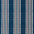 Schumacher 84780 REMMY HAND WOVEN STRIPE in INDIGO Fabric - 