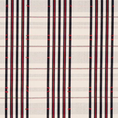 Schumacher 84782 REMMY HAND WOVEN STRIPE in NOIR Fabric - AS