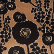 Schumacher 84790 EMELIE VELVET in BRONZE & NOIR Fabric - CUT