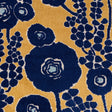 Schumacher 84791 EMELIE VELVET in SAPPHIRE & GOLD Fabric - C