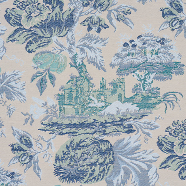 Schumacher 84880 JARDIN DE LOUIS in DELFT Fabric - TIMOTHY C
