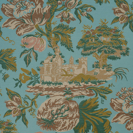 Schumacher 84882 JARDIN DE LOUIS in PRINTEMPS Fabric - TIMOT