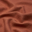Schumacher 84904 JUMI STONEWASHED LINEN in TERRACOTTA Fabric