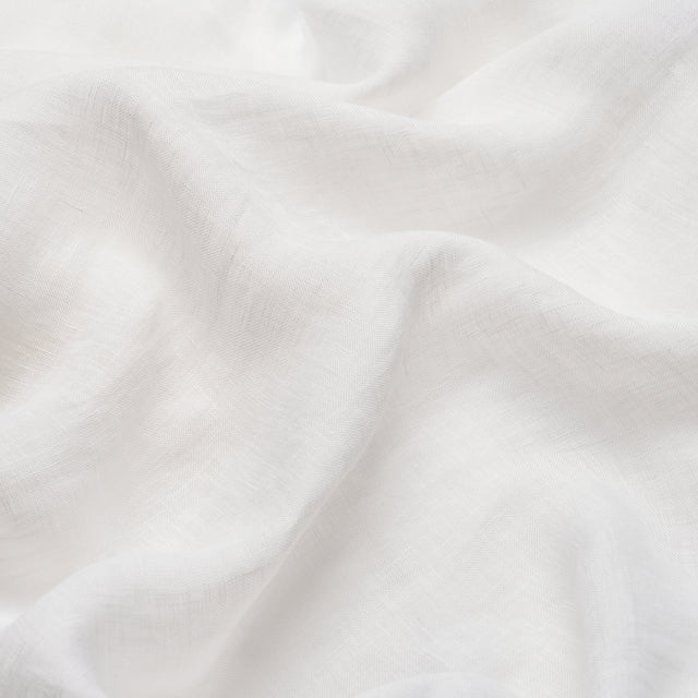 Schumacher 84920 AYA SHEER in WHITE Fabric - PERFECT BASICS: