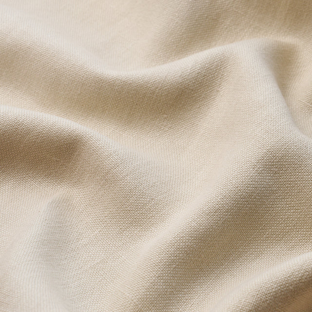 Schumacher 84950 KAI LINEN in BIRCH Fabric - PERFECT BASICS: