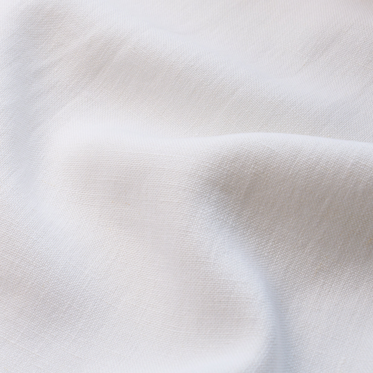 Schumacher 84951 KAI LINEN in WHITE Fabric - PERFECT BASICS: