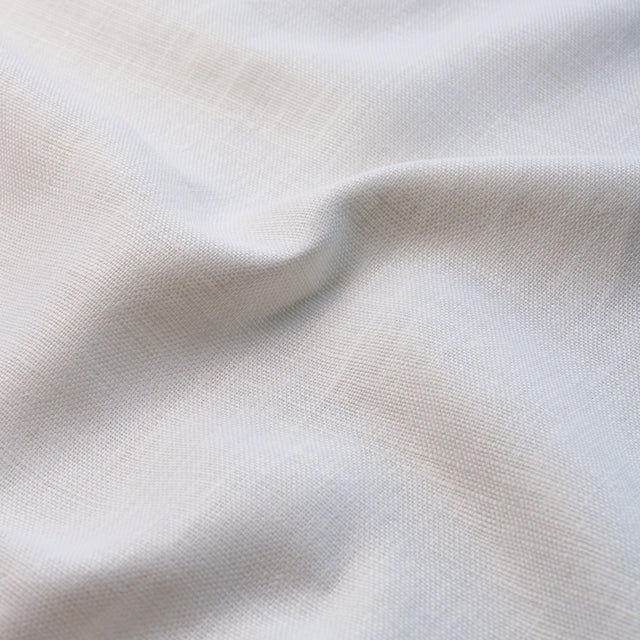Schumacher 84960 LEO GLAZED LINEN in IVORY Fabric - PERFECT 