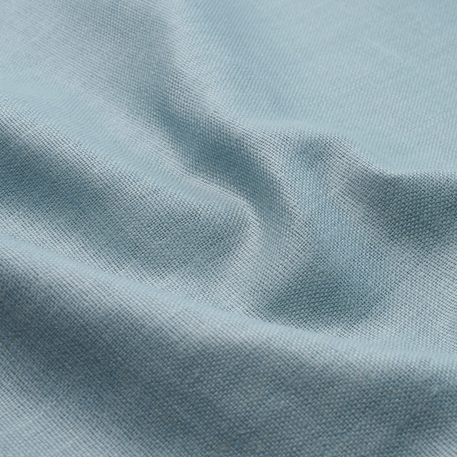 Schumacher 84962 LEO GLAZED LINEN in SKY Fabric - PERFECT BA