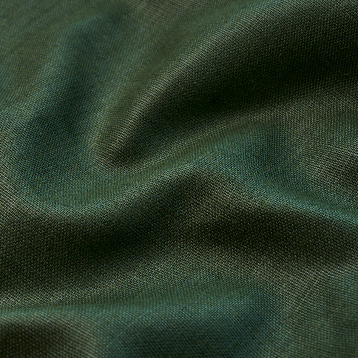 Schumacher 84966 LEO GLAZED LINEN in BOXWOOD Fabric - PERFEC