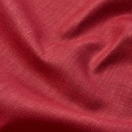 Schumacher 84967 LEO GLAZED LINEN in RED Fabric - PERFECT BA