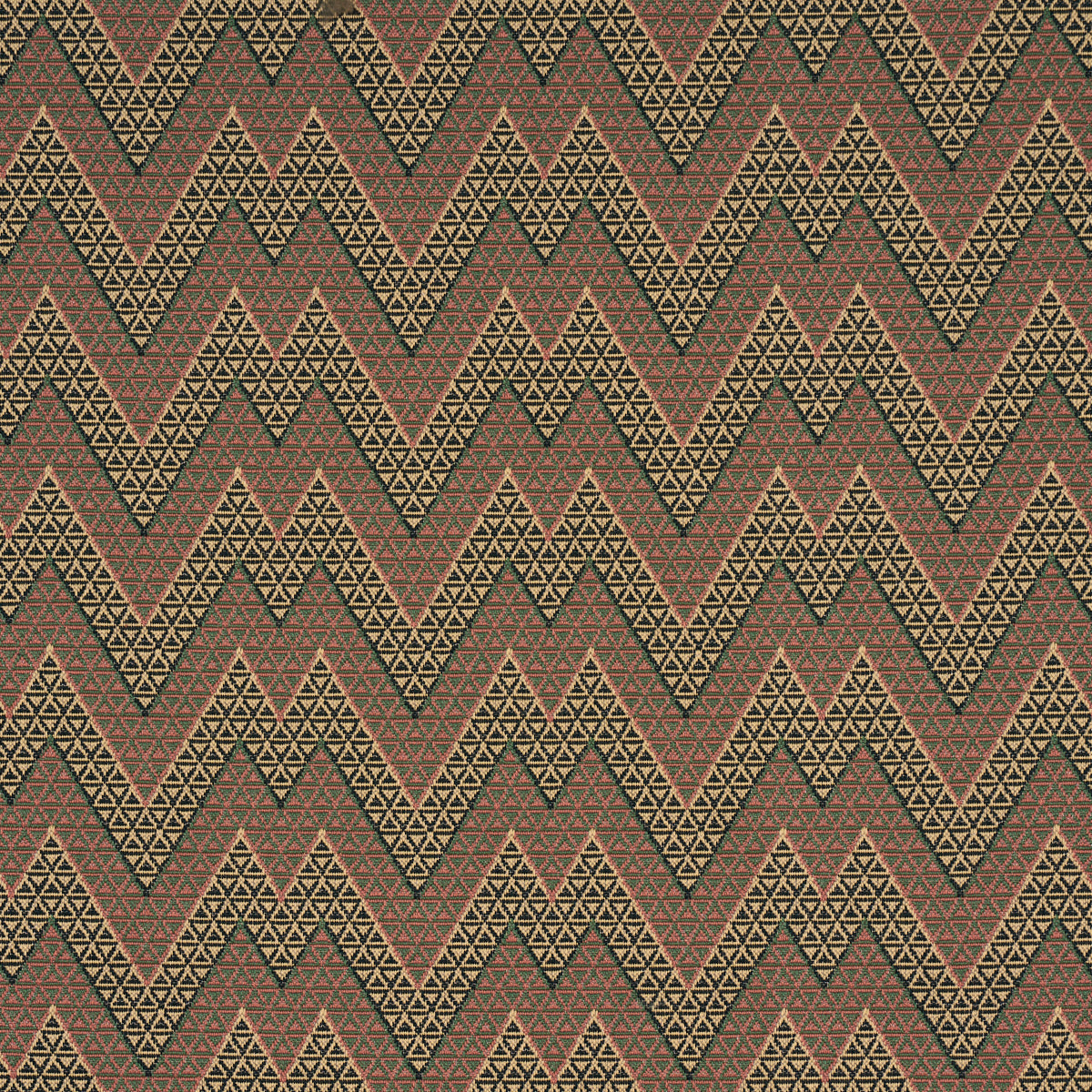 Schumacher 84970 ALPINE PEAKS CHEVRON in TERRACOTTA DESERT F