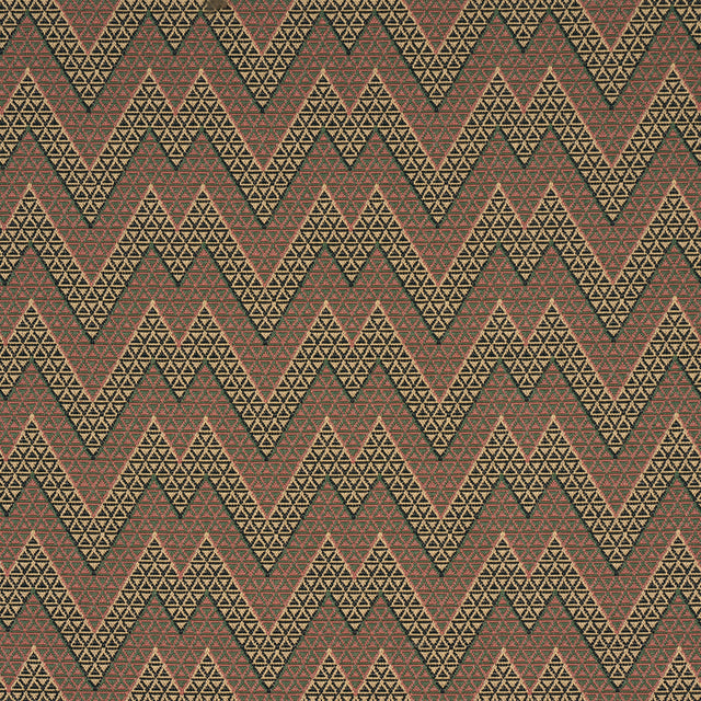 Schumacher 84970 ALPINE PEAKS CHEVRON in TERRACOTTA DESERT F