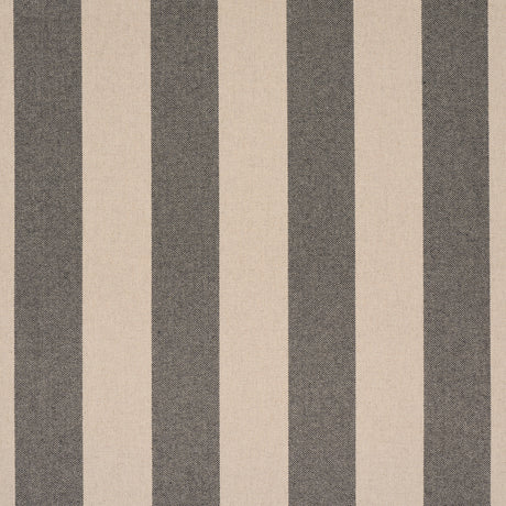 Schumacher 85042 HEMLOCK STRIPE in GRAPHITE Fabric - LUXE LO